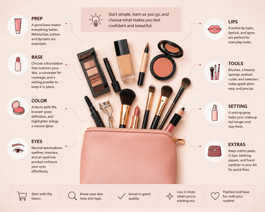 How to Build the Perfect Makeup Kit for Beginners: A Complete Guide